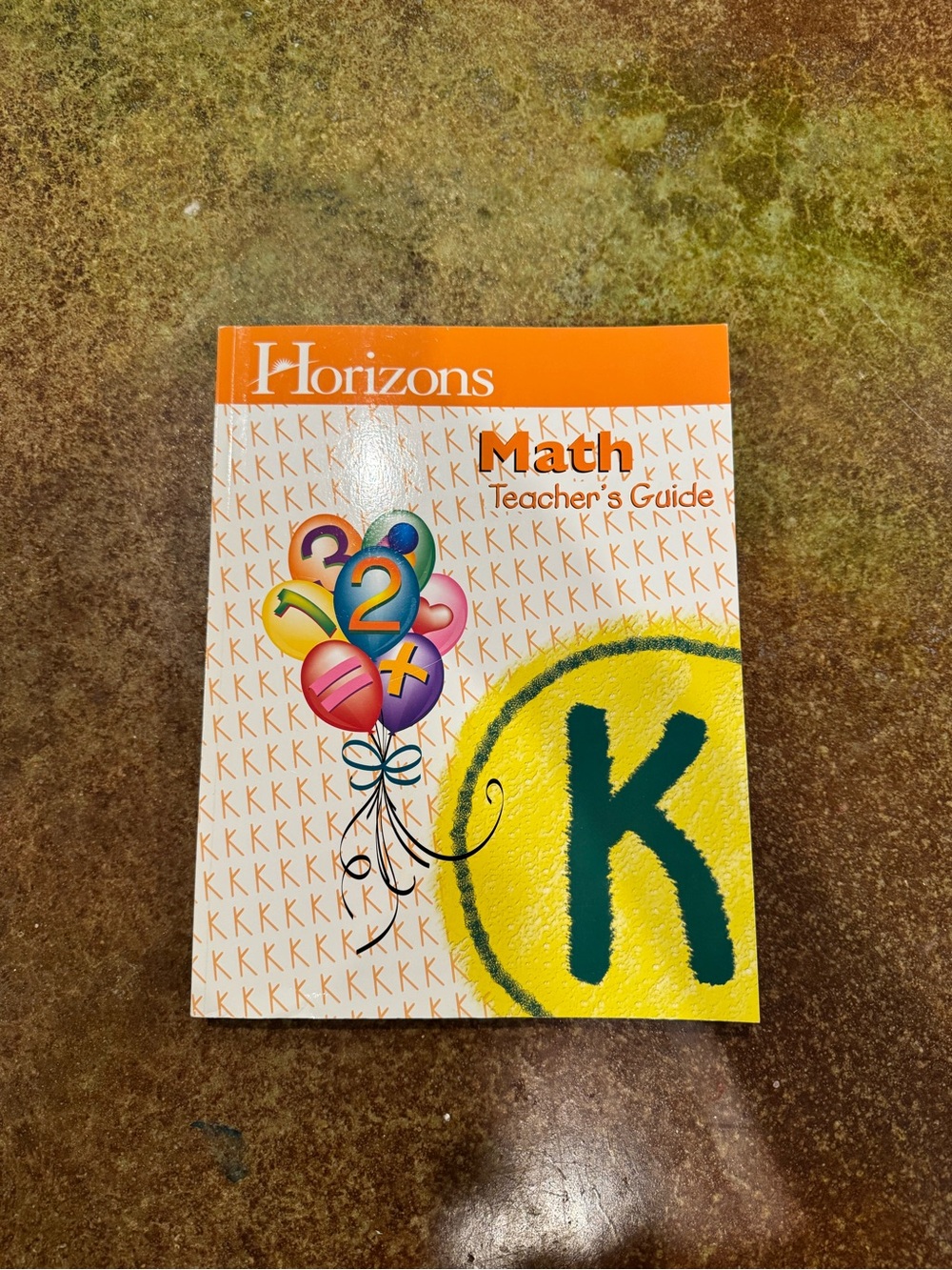 Horizons Math Teacher's Guide - kindergarten
